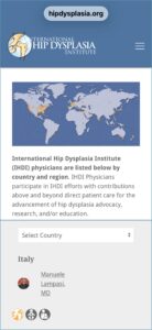 International Hip Dysplasia Institute medici ortopedici in Italia