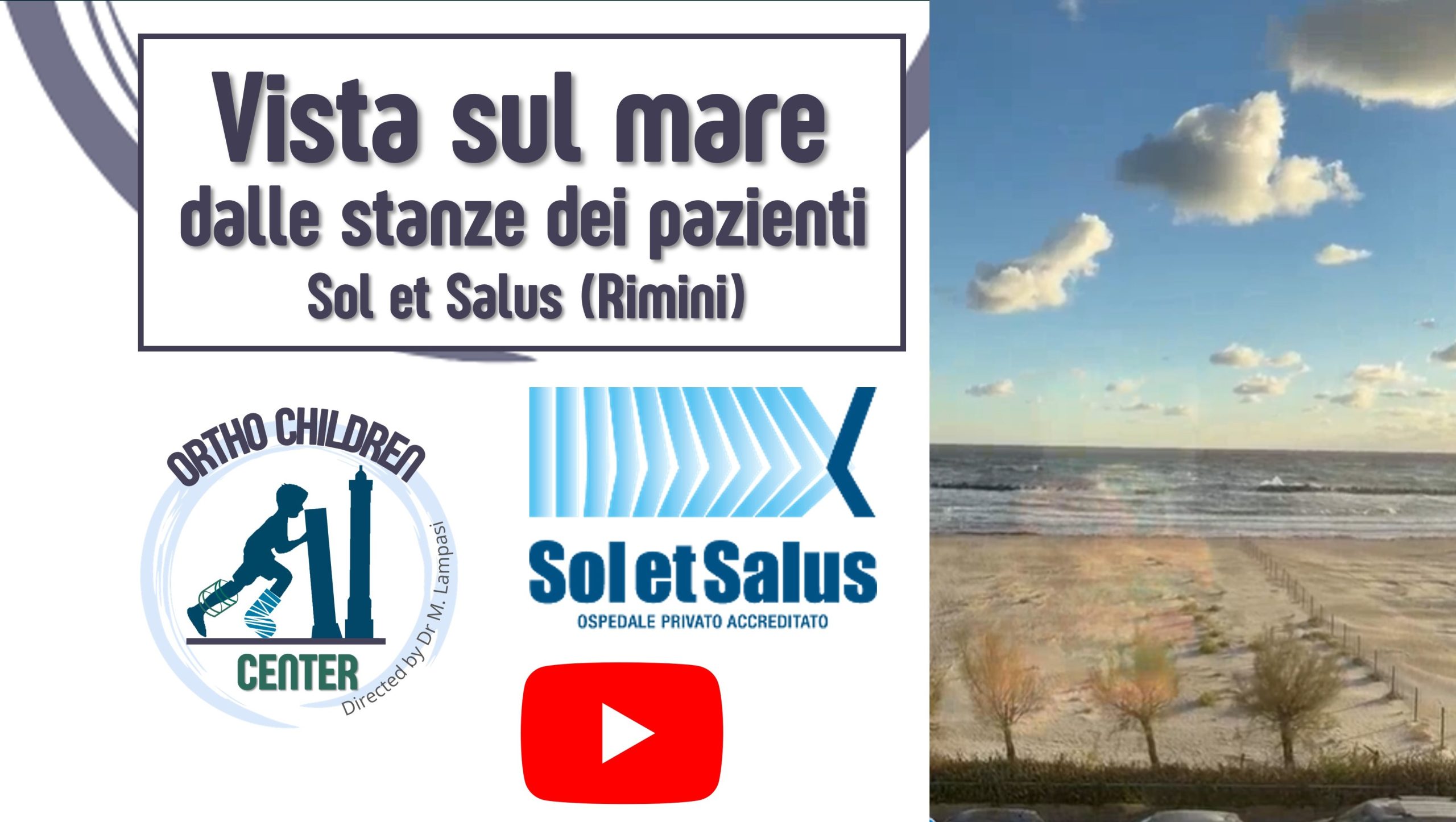 Vista sul mare dalle camere dei nostri pazienti (VIDEO)