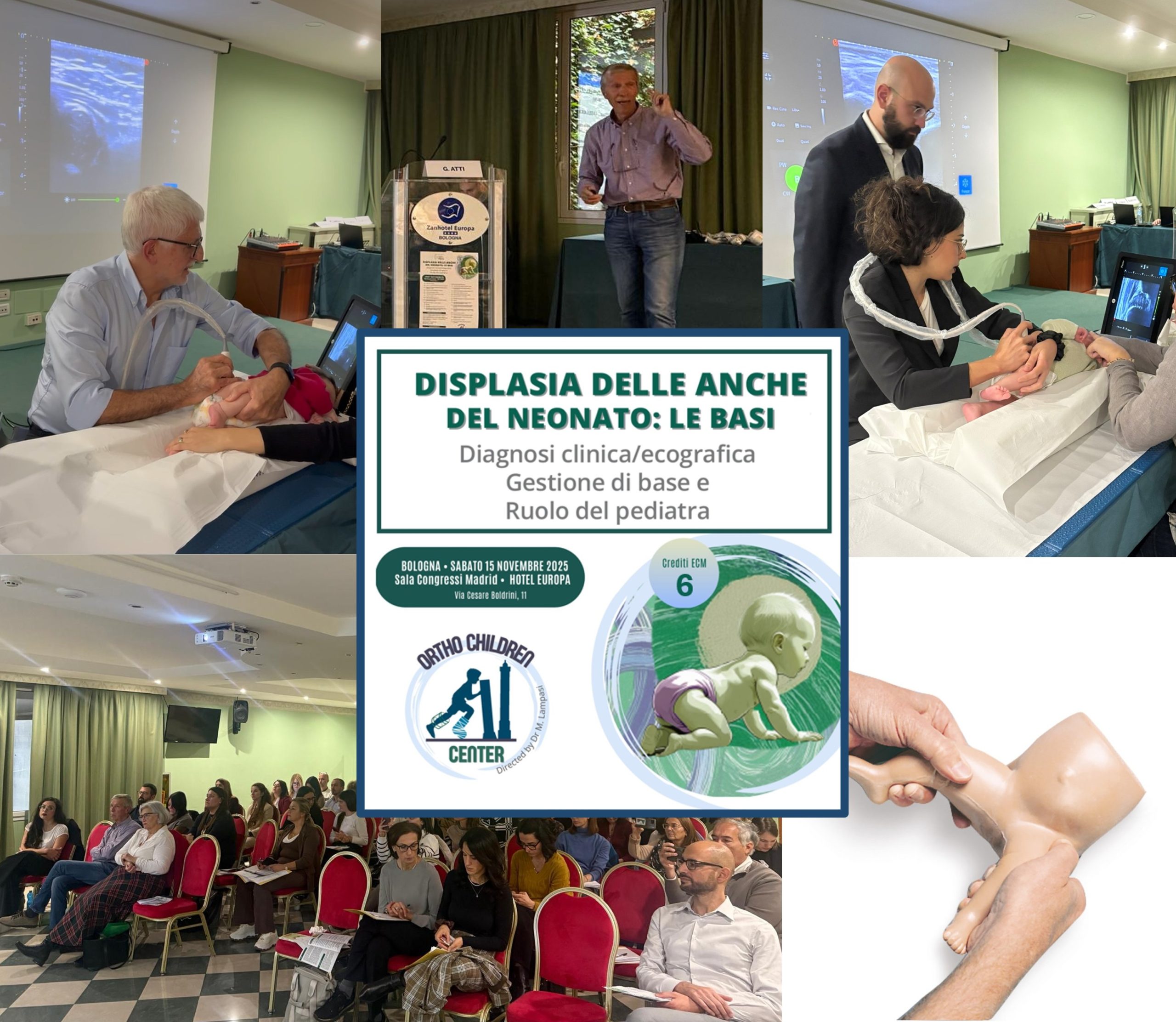 Si è svolto con successo il primo corso: “Displasia delle anche del neonato: le basi”