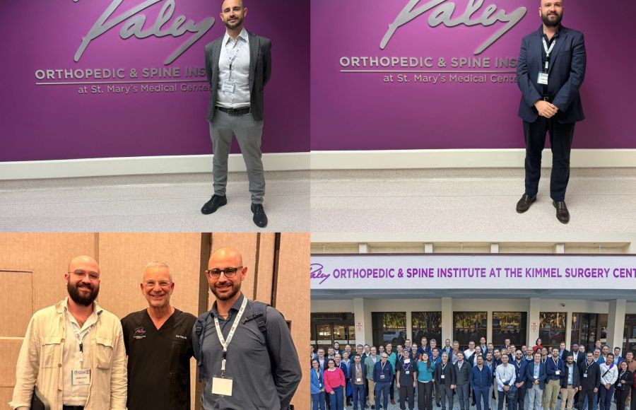 Il dr Lampasi e il dr Lucchesi al Paley Orthopedic Institute (Florida, USA)